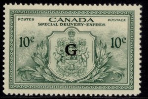 CANADA QEII SG OS21, 10c green, NH MINT. Cat £23.