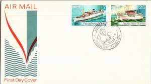 Papua New Guinea, Worldwide First Day Cover, Ships