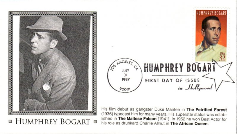 #3152 Humphrey Bogart Unknown FDC