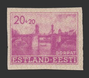 ESTONIA. OCCUPATION STAMP 1941. SCOTT # NB2 IMPERFORATE.. UNUSED. ITEM 9