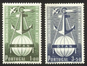 PORTUGAL #747-48 MInt NH - 1952 NATO Set