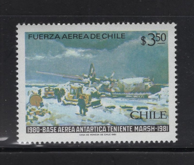 Chile #592 (1981 Marsh Air Force Base issue) VFMNH CV $1.25