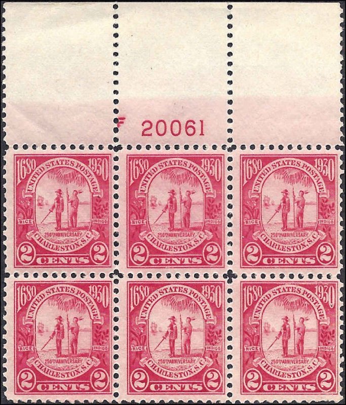 683 Mint,OG,NH... Block of 6... SCV $50.00