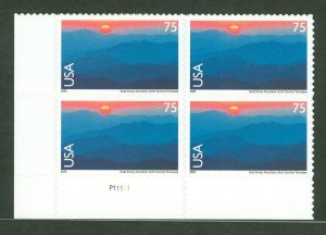 United States #C140 Mint (NH) Plate Block (Landscapes)
