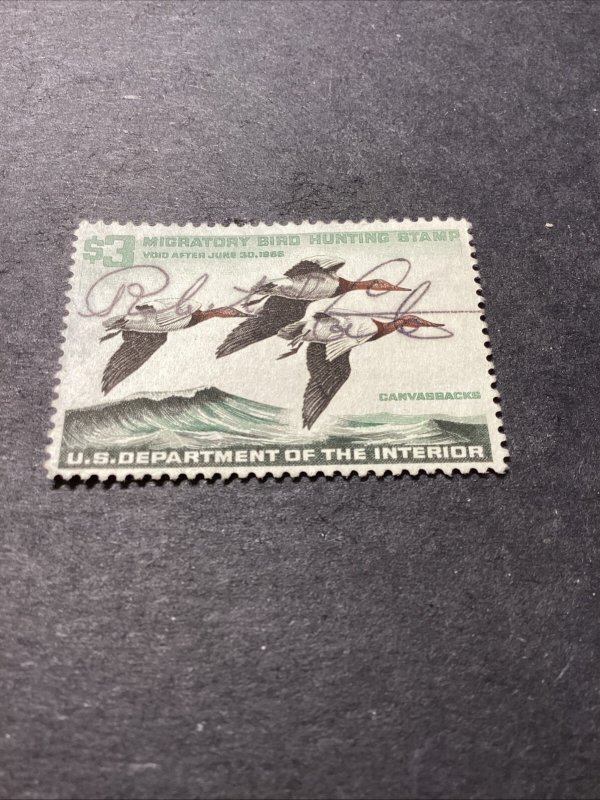 Scott # RW32 - Federal Duck Hunting  Stamp - Used-No Gum-1965-US