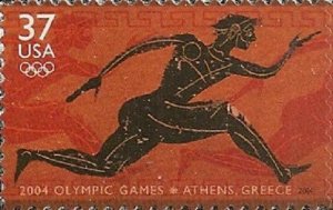 US 3863 Olympic Games Athens 37c single (1 stamp) MNH 2004