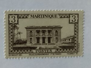 Martinique 1933  Scott 135 MNH - 3c, Goverment Palace, Fort de France