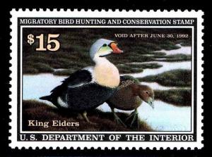 RW58 MINT FEDERAL DUCK STAMP - MOGNH - VF/XF - $32.50 (ESP#6603)