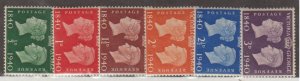Great Britain Scott #252-257 Stamp - Mint Set