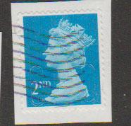 GB QE II Machin SG U2961 - 2nd brt blue - M13L - Source  B