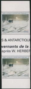 FSAT C134 gutter,MNH.Michel 337. Moving of Winter Station Charcot,1994.