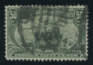 USA 291 - 50 cent Trans Mississippi - VF/XF Used cat $175.00