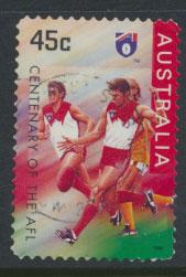 Australia SG 1608  Used  Self Adhesive - Australian Rules