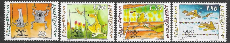 Liechtenstein 1185-88  2000  set  4   VF  NH