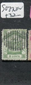 NORTH BORNEO 8C ARMS POSTAGE   SG 27  VFU       P0514H