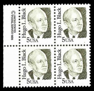 PCBstamps   US #2172 CW 20c(4x5c)Hugo L. Black, MNH, (1)