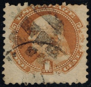 US #112 Benjamin Franklin; Used (2Stars)