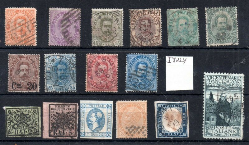 Italy unchecked stamp collection WS18420