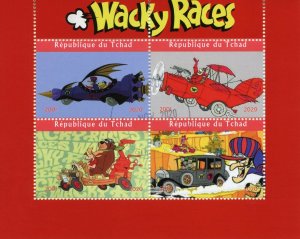 Chad Hanna-Barbera Cartoons 2020 CTO Wacky Races Cars Animation 4v M/S 