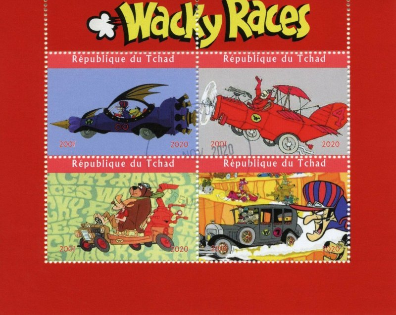 Chad Hanna-Barbera Cartoons 2020 CTO Wacky Races Cars Animation 4v M/S 