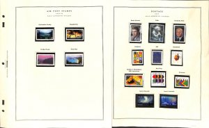 United States Stamp Collection on 22 Scott National Pages, 2006-2008 MNH (JV)