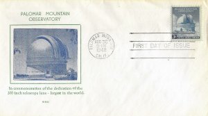 1948 FDC, #966, 3c Palomar Mountain Observatory, Grandy