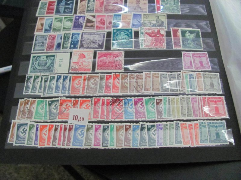 GERMANY 1930S-1940S USED  COLLECTION MANY SETS (124)