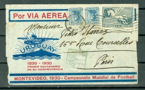 URUGUAY 1931 AIR COVER...NICE