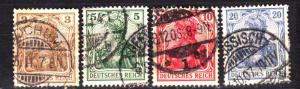 Germany 81-84b used