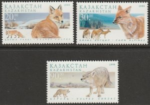 Kazakhstan 280-282 complete set MNH