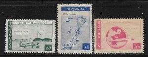 Albania Government in Exile set MNH