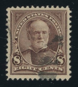 USA 272 - 8 cent Sherman - VF app used with PSE Certificate (pinhole)