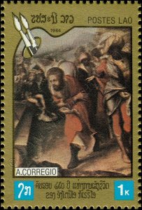 450th anniversary of Correggio's death (MNH)