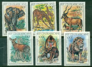 Central African Republic 1982 Wild Animals MUH