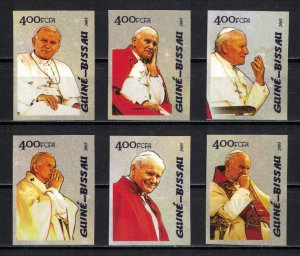 GUINEA-BISSAU 2005 - Pope John Paul II/complete set MNH