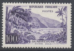 France SG1356b - YT 1194, 1959 Gaudeloupe 100f MH*