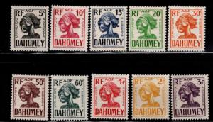 Dahomey Scott J19-28 MH* postage due set 1941