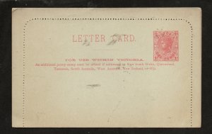 Australia - Victoria Mint Letter Sheet A13