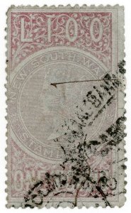 (I.B) Australia - NSW Revenue : Stamp Duty £1 (1866)