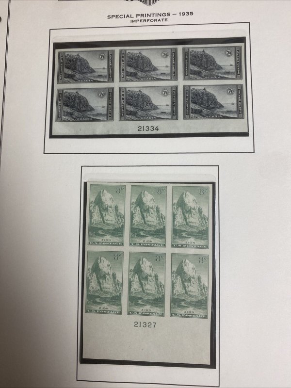 756-65 plate blocks superb mint never hinged