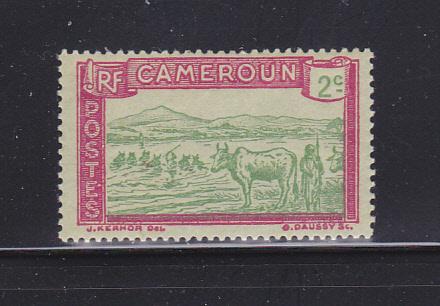 Cameroun 171 MH Animals, Cows, Herder, Sanaga River