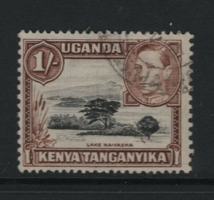 Kenya Uganda & Tanganyika SG #145ad Very Fine Used Mountain Retouched Variety