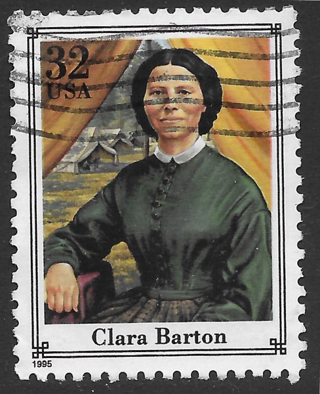 US #2975c Used.  Clara Barton.