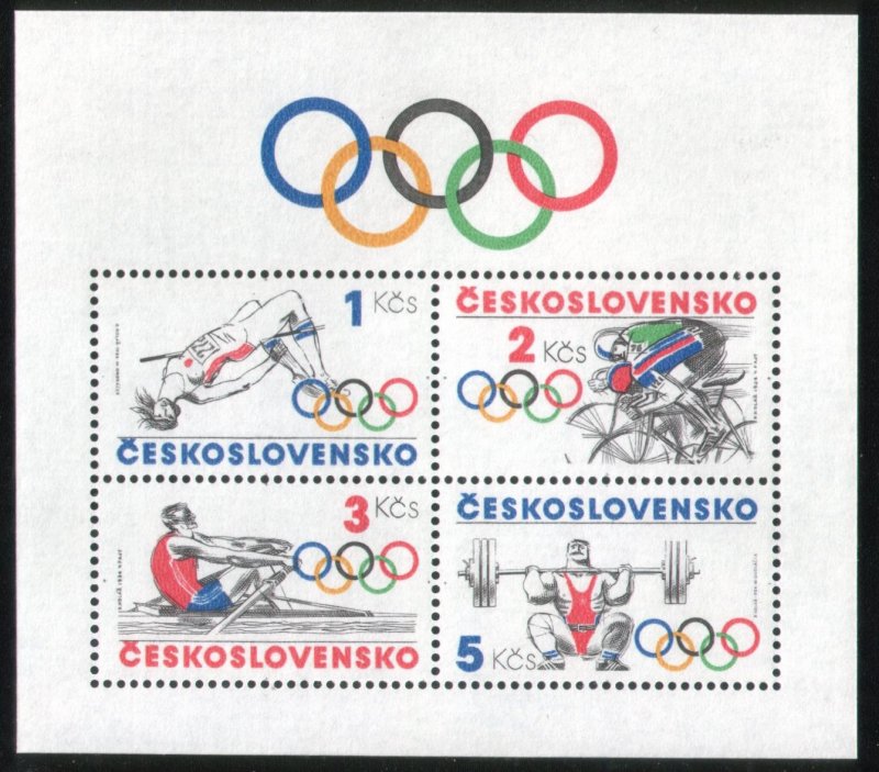 Czechoslovakia Scott 2530a 1984 sheet MNH