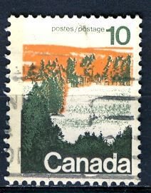 Canada; 1972: Sc. # 594:  Used Perf.  12 1/2 x 12 Single Stamp