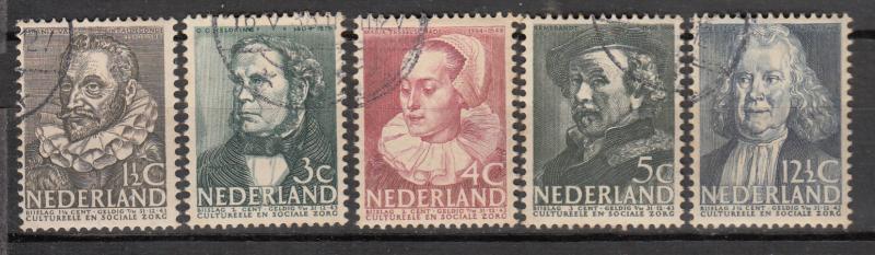 Netherlands 1938 Sc B103-7 Used