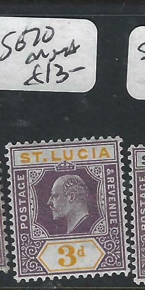 ST LUCIA  (P2705BB)  KE  3D  SG 70   MNH