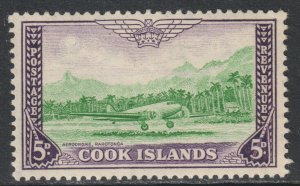 Cook Islands Scott 135 - SG154, 1949 Pictorial 5d MH*