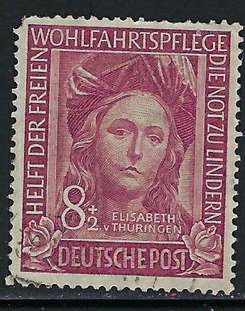 Germany B310 Used 1949 issue rounded corner (fe1164)