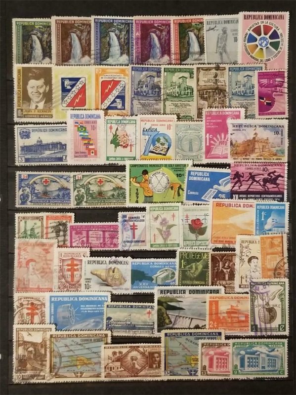 DOMINICAN REPUBLIC Stamp Lot Used T8032